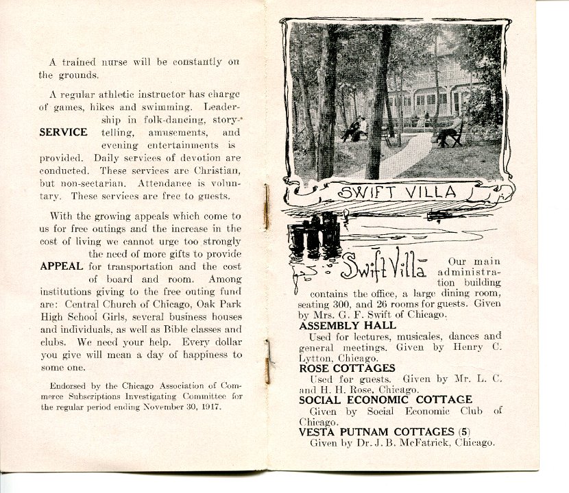 Summer Outing Bulletin 1917  Forward Movement -3